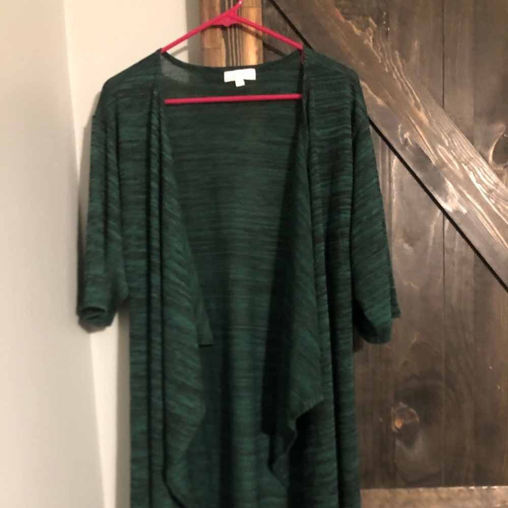 Green and black Shirley cardigan size small
